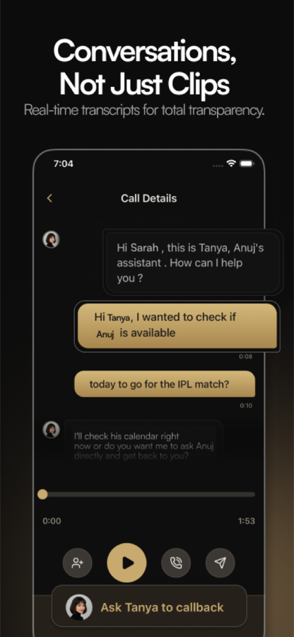 OsmO call records and transcripts